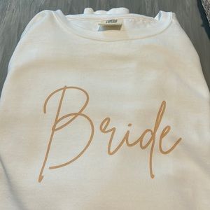 bride sweatshirt